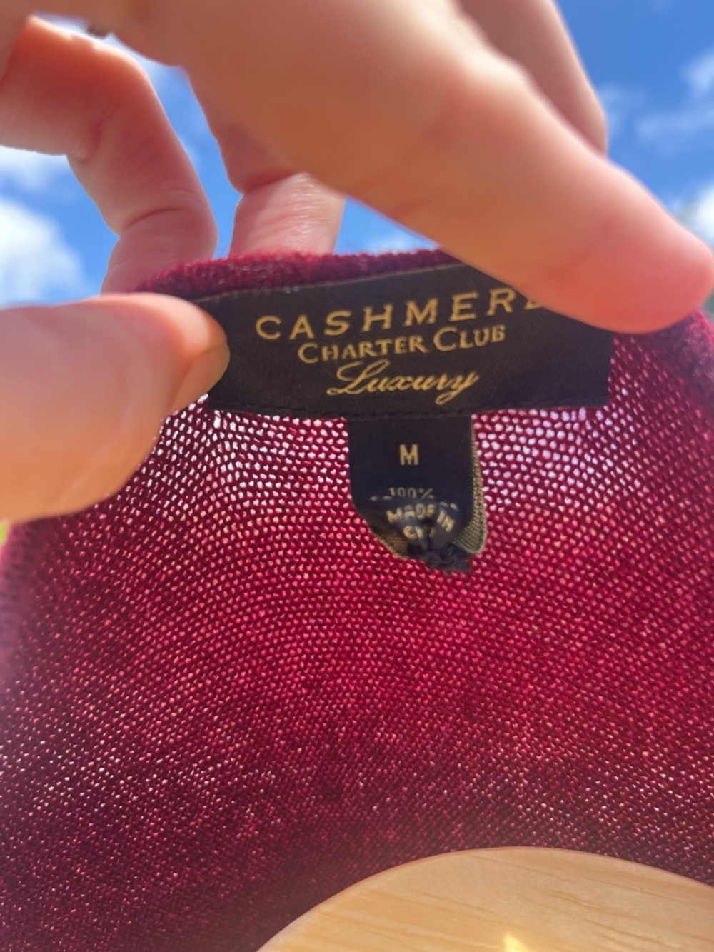Charter Club Cashmere Luxury size medium - Picture 2 of 5